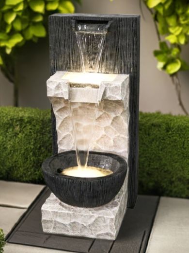 Two Fall Cascade Water Feature
