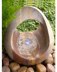 Rainbow Babbling Basket Water Feature