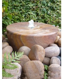 Rainbow Sandstone Mill Wheel Water Feature