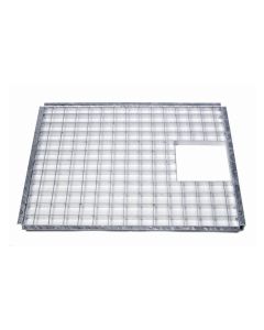 69.5cm x 34cm Rectangular Galvanised Steel Grid