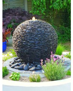 Monara Slate 50cm Cascading Sphere Water Feature Kit