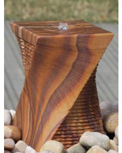 Rainbow Drilled Small Twisted Column 
