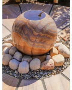 Solar 50cm Sandstone Infinity Water Feature Kit