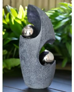 Dayton Stainless Spheres Wave Fountain