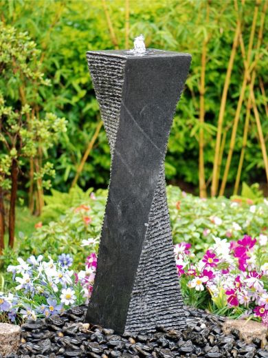 Solar Granite Malone Water Feature Kit