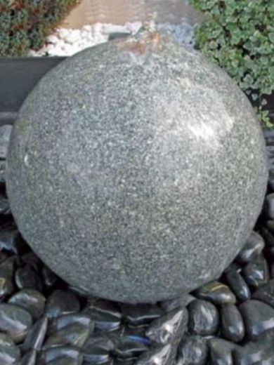 Polished Granite 40cm Sphere Water Feature