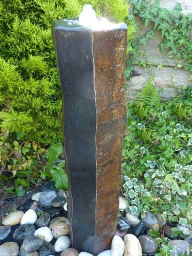 Polished Basalt Column Water feature