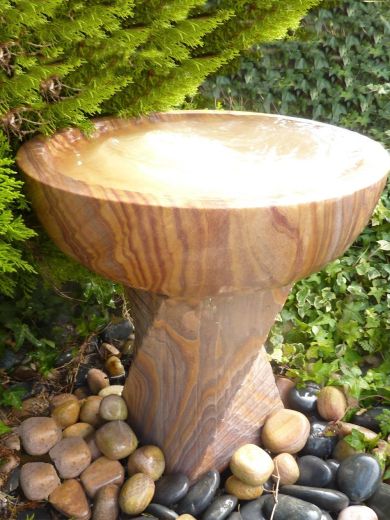 Cascading Twist with Babbling Bowl Water Feature