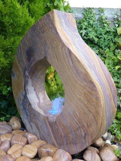 45cm Rainbow Babbling Flame Water Feature 
