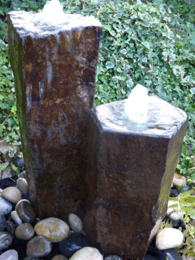 Basalt Fountain Duo
