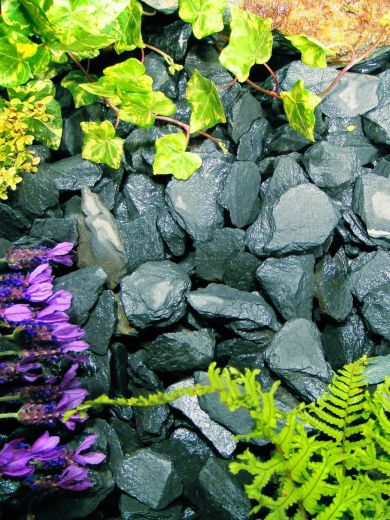 Blue Slate Chippings Bulk Bag