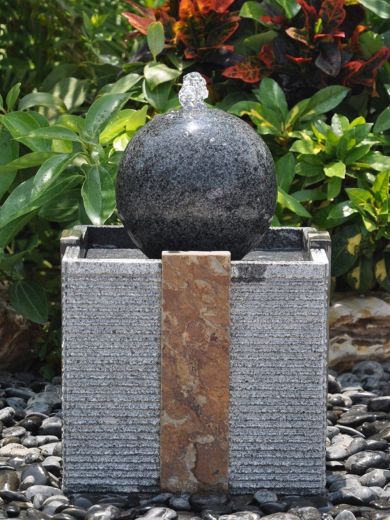 Solar Granite Drava Water Feature