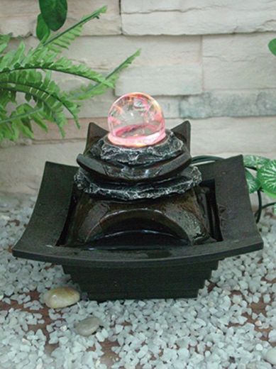 Portofino LED Crystal Ball Indoor Water Feature