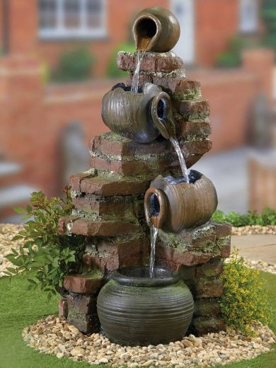 Flowing Jugs Water Feature