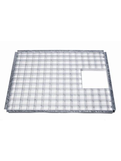 69.5cm x 34cm Rectangular Galvanised Steel Grid