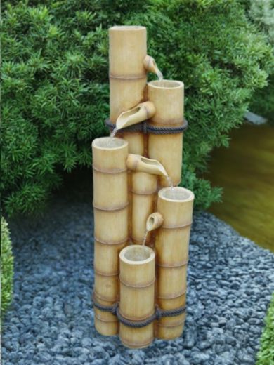 Medium Bamboo Poles Water Feature