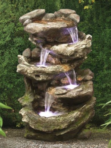 Rock & Wood Falls Water Feature