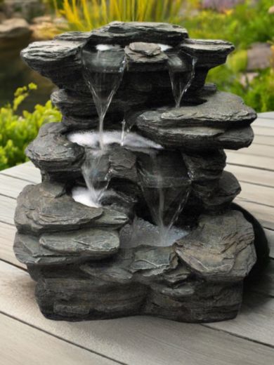 Slate Multi Fall Water Feature