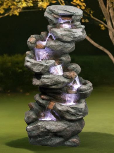 7 Fall Rock Water Feature