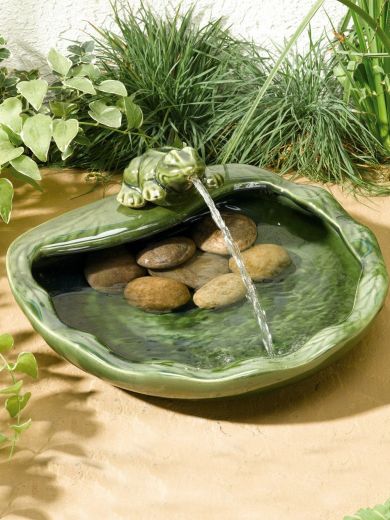 Frog Fountain Garden Water Feature