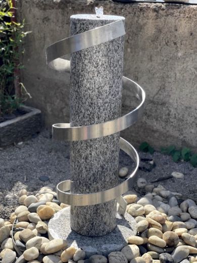 Granite Maypole Twist with Steel Band 