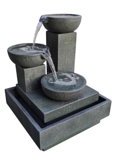 Trio Cascade Fountain Medium (Grey)