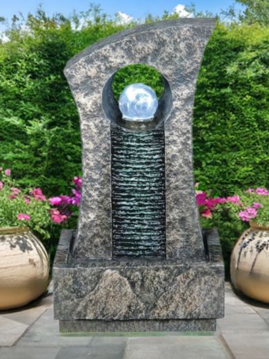 Ripple Effect Crystal Ball Water Feature