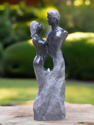 Loving Granite Couple Water Feature