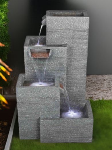 Rectangular Grey Pillars