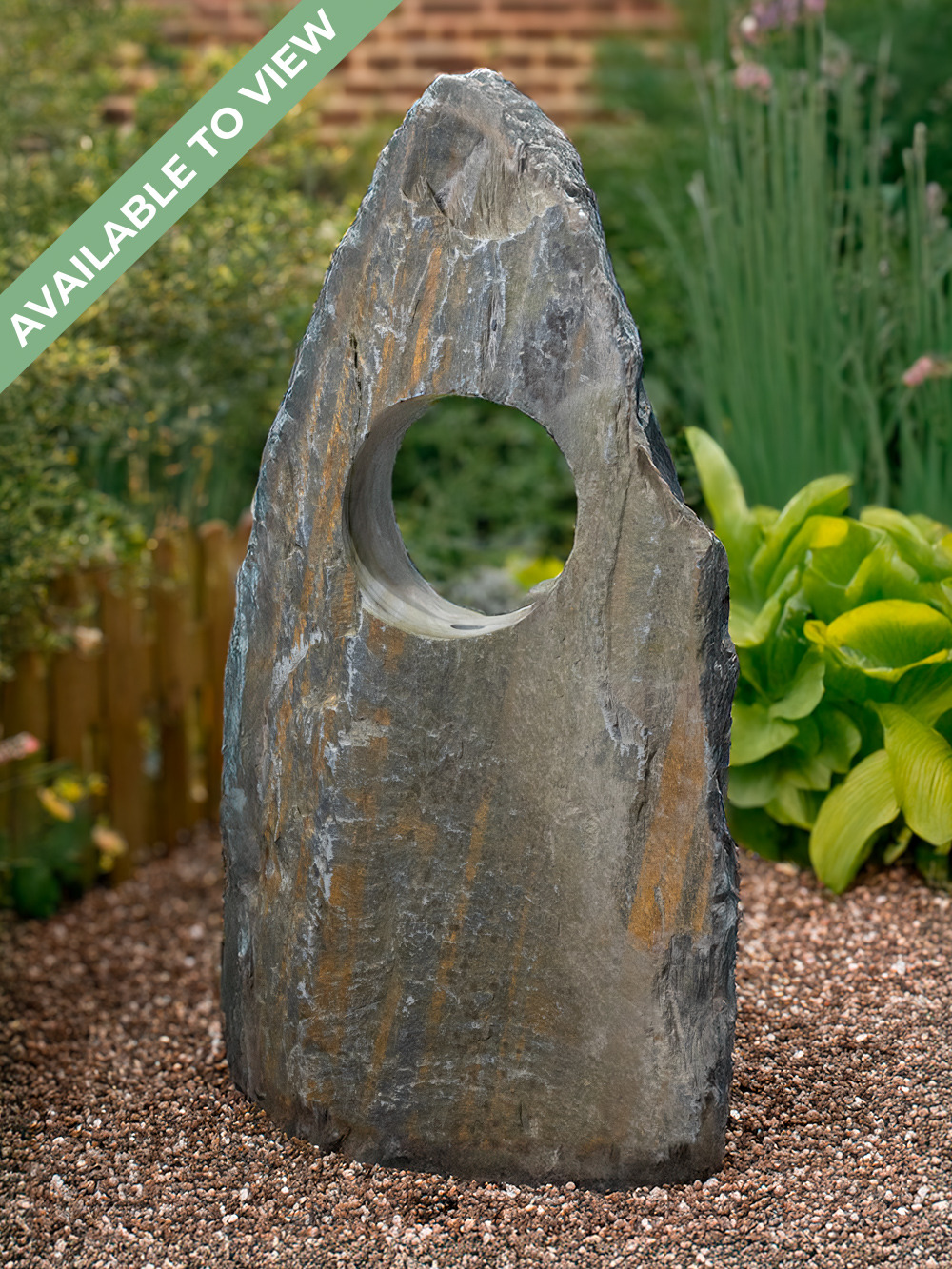 Allia Slate Hololith Water Feature 102cm No. 160