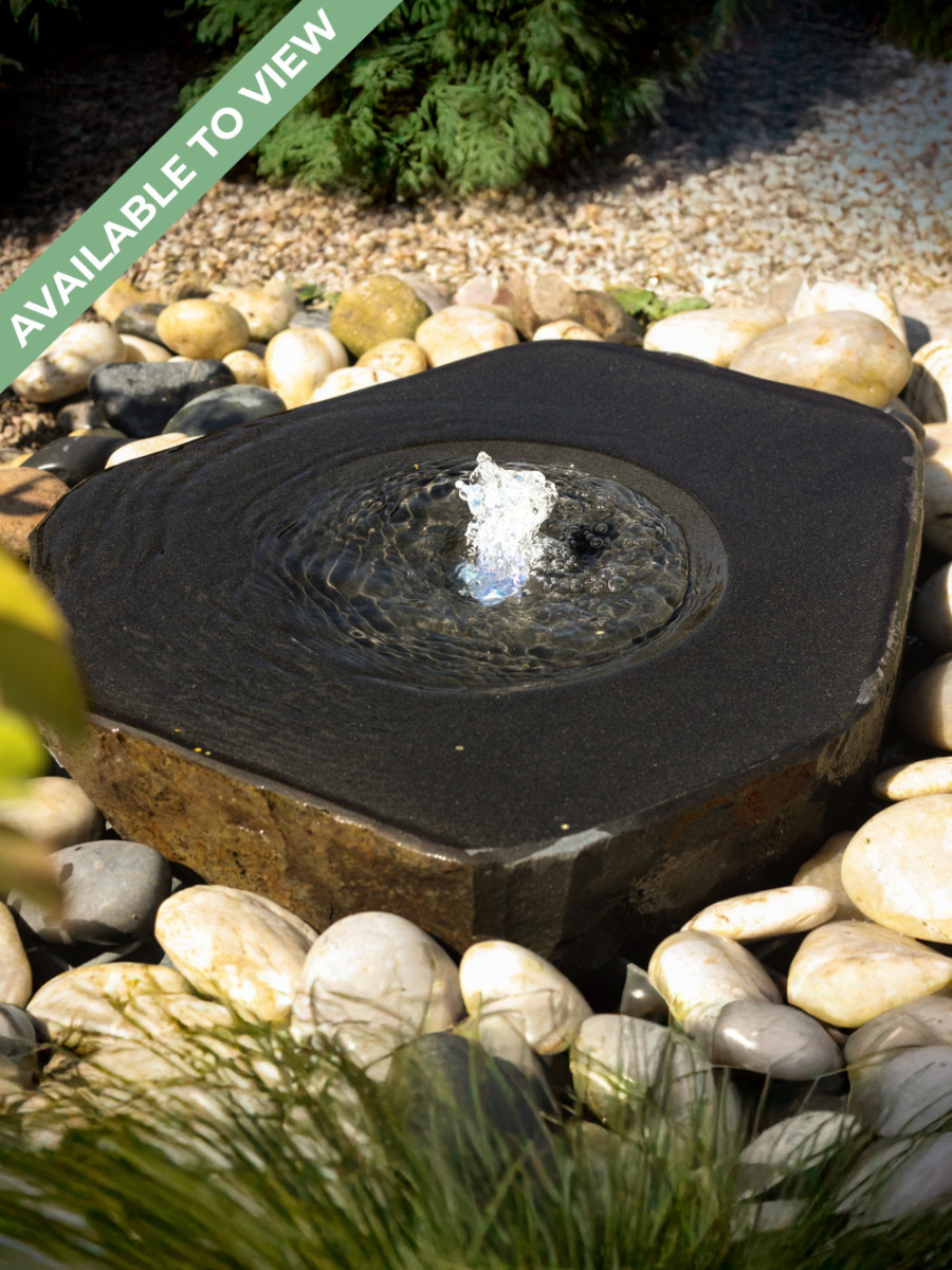Miren Babbling Basalt Water Feature