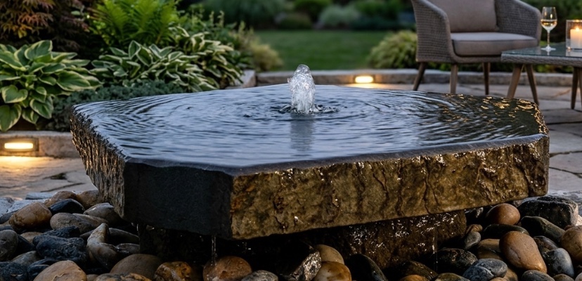 Miren Basalt Water Features