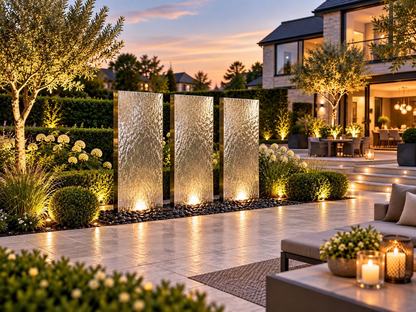 Aqua Moda Doppio duo and trio water feature collection